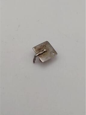 Vintage Sterling Graduation Cap Charm 925 Petite